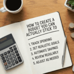 Create a Budget