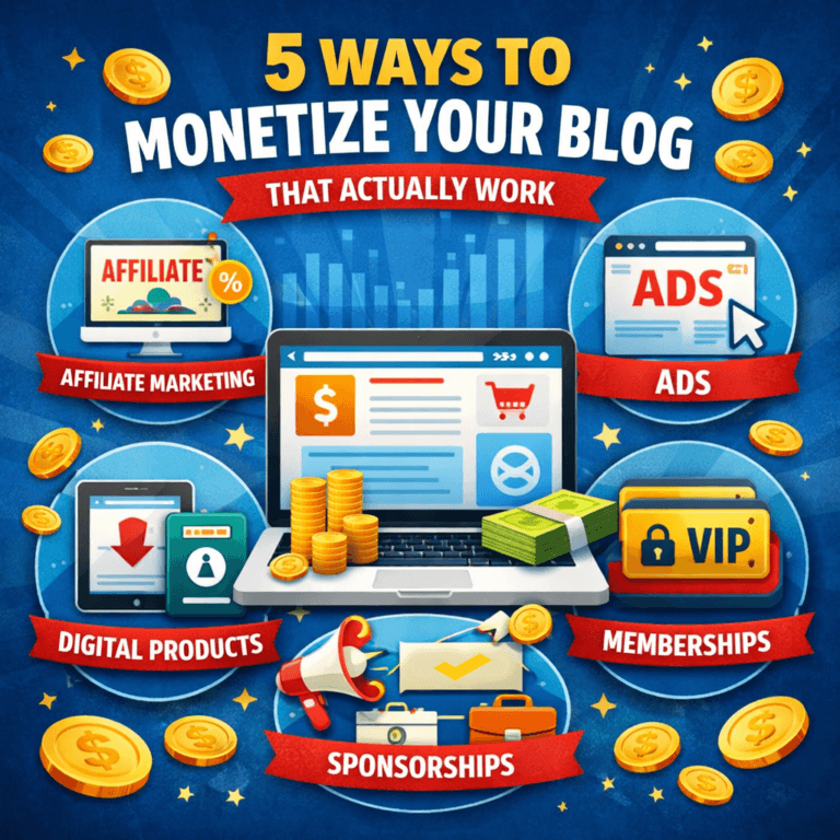 Monetize your blog