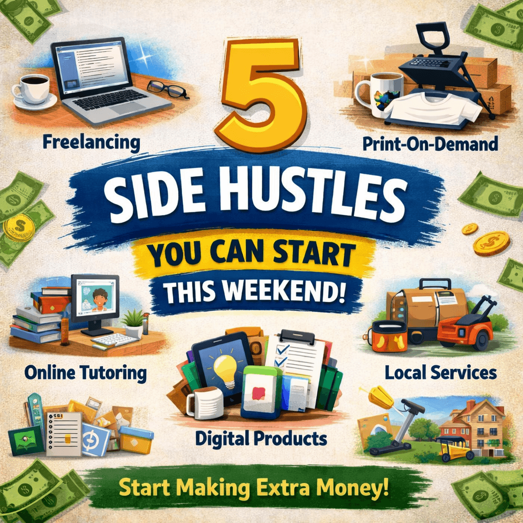 Side Hustles You Can Start This Weekend