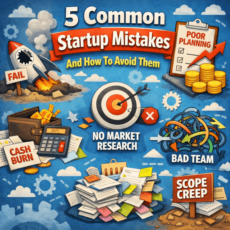 Common Startup Mistakes And How To Avoid