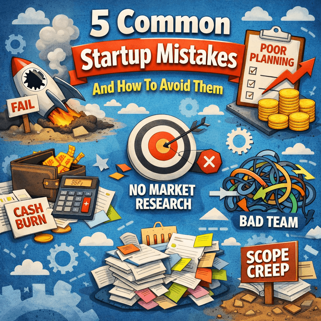 Common Startup Mistakes And How To Avoid