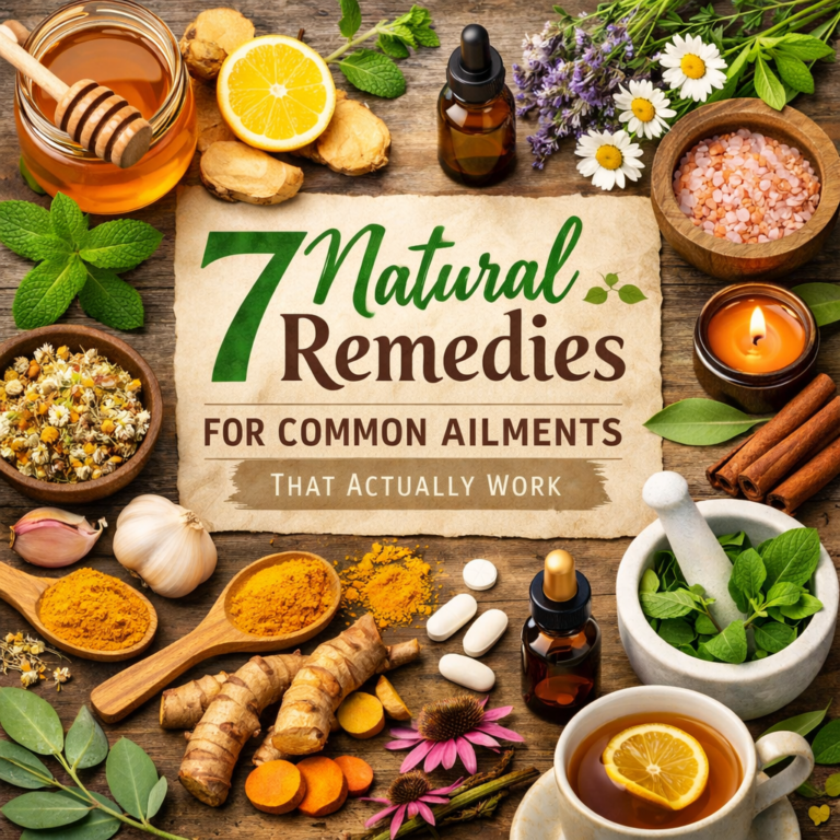 Natural Remedies For Common Ailments That Actually Work